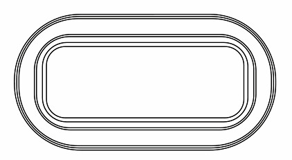 ACRYLIC GLASS, STAINLESS STEEL, SIZE 1 2 ACRYLIC GLASS, STAINLESS STEEL, SIZE 1 - Image 2