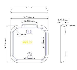 DOOR HATCH LEWMAR OCEAN SIZE 10, WITH RIM 10 9512406019m fullhd jpg