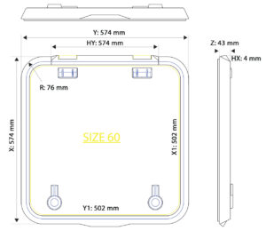 DOOR HATCH LEWMAR OCEAN SIZE 60, FLAT BOTTOM 10 9512406034m fullhd jpg
