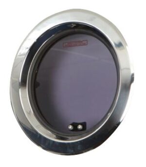 ROUND STAINLESS STEEL WINDOW DIA. 296 MM