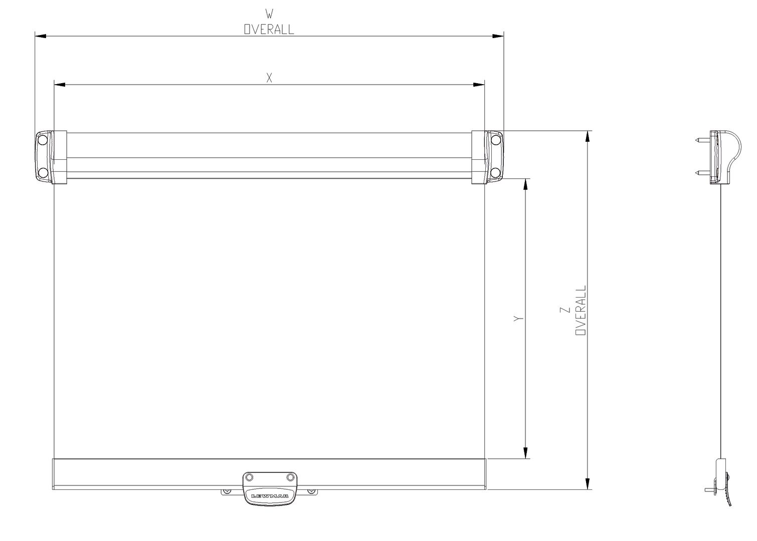 LEWMAR WINDOW BLACKOUT CURTAIN 4 3 LEWMAR WINDOW BLACKOUT CURTAIN 4 - Image 3