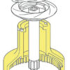 DRUM FOR OCEAN 40ST WINCH, CHROME 4 9512409219 fullhd