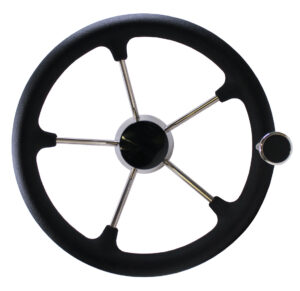 STEERING WHEEL WITH CONTRACT KNOB