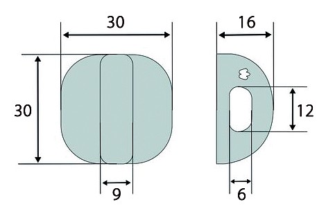 ADHESIVE BELT ATTACHMENT, WHITE 3 ADHESIVE BELT ATTACHMENT, WHITE - Image 3