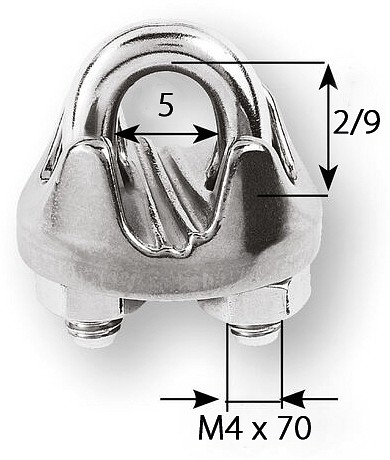 CABLE LOCK FOR 3-5 MM CABLE 3 CABLE LOCK FOR 3-5 MM CABLE - Image 3