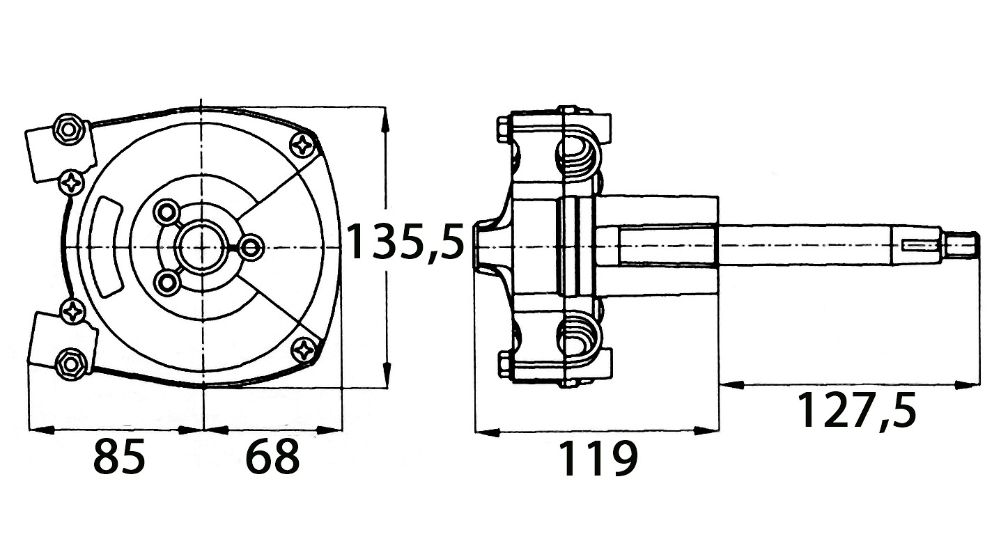 STEERING HOUSING T71FC 3 STEERING HOUSING T71FC - Image 3
