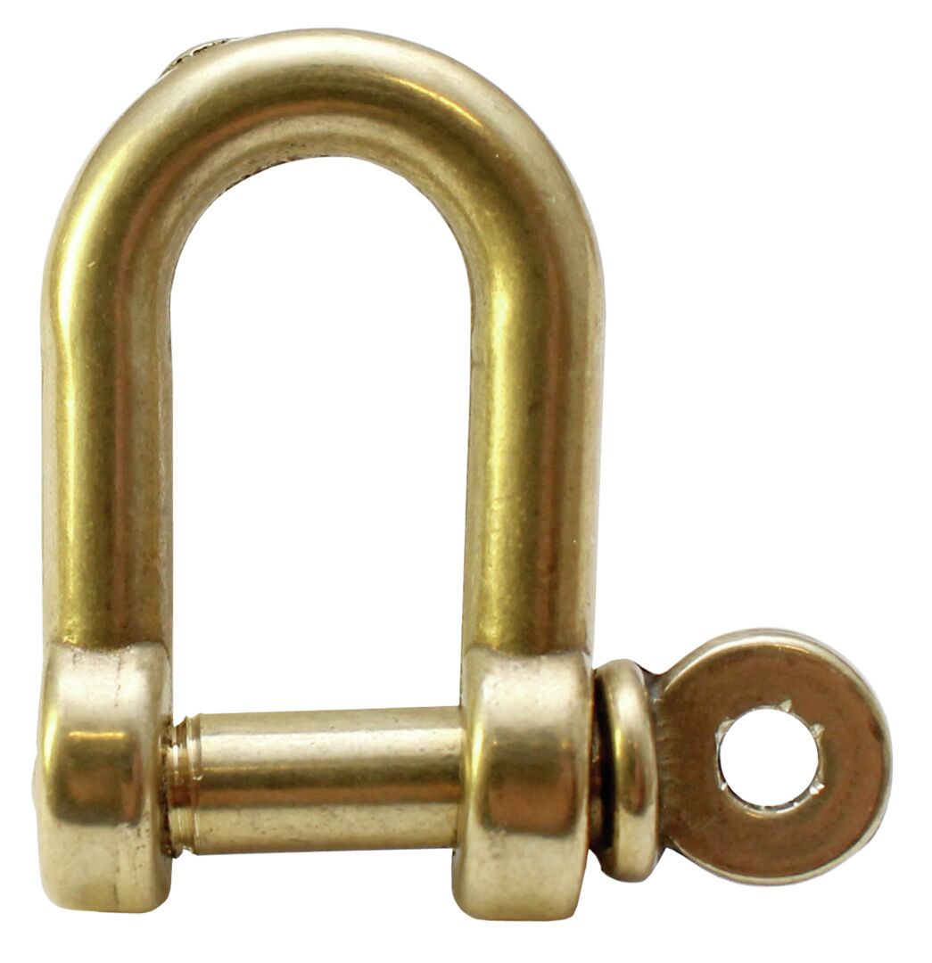 BRASS SHACKET M4, POLISHED 1 BRASS SHACKET M4, POLISHED