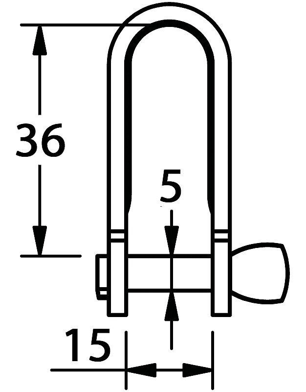 BLUE WAVE KEY SHANK M5-L 36MM 3 BLUE WAVE KEY SHANK M5-L 36MM - Image 3