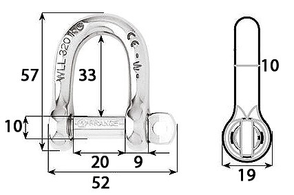 SHACKET, D-MODEL 10mm 3 SHACKET, D-MODEL 10mm - Image 3
