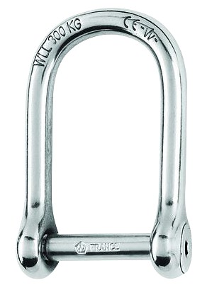 SHACKET, D-MODEL, LOCKABLE, WIDE 6mm 1 SHACKET, D-MODEL, LOCKABLE, WIDE 6mm