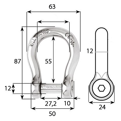 LYRA BUCKLE WITH KEY LOCK 10mm 3 LYRA BUCKLE WITH KEY LOCK 10mm - Image 3