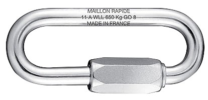 QUICK LINK, LARGE OPENING 4MM 1 QUICK LINK, LARGE OPENING 4MM