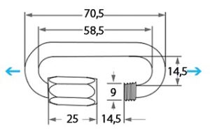 QUICK LINK, LARGE HOLE 6MM 3 9513034184m fullhd jpg