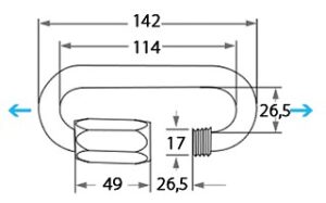 QUICK LINK, LARGE HOLE 14MM 3 9513034191m fullhd jpg
