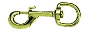 CARABINER HOOK 73MM/13MM BRASS