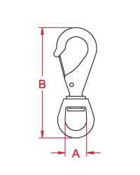 BRONZE CARABINER WITH CUTTER 115MM 3 BRONZE CARABINER WITH CUTTER 115MM - Image 3
