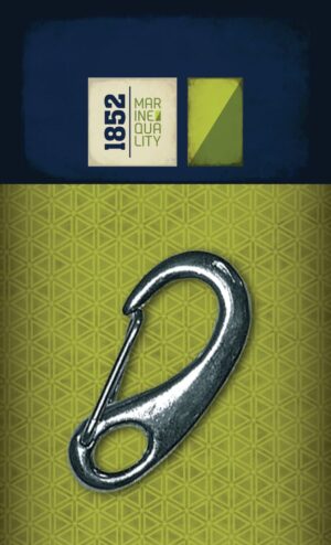 CARABINER HOOK 70MM AISI316