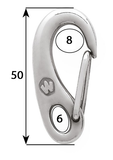 FRONT SAIL HOOK 50MM 3 FRONT SAIL HOOK 50MM - Image 3