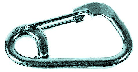 CARBINE HOOK 10X100MM AISI316 2 CARBINE HOOK 10X100MM AISI316 - Image 2