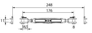 TUBE SCREW 5/16'' BRONZE/STAINLESS STEEL 5 9513044072m fullhd jpg
