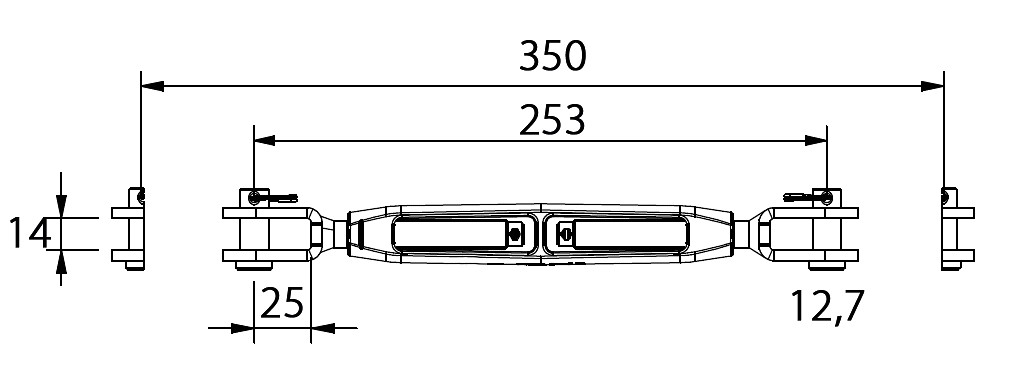 TUBE SCREW 1/2'' BRONZE/STAINLESS STEEL 3 TUBE SCREW 1/2'' BRONZE/STAINLESS STEEL - Image 3