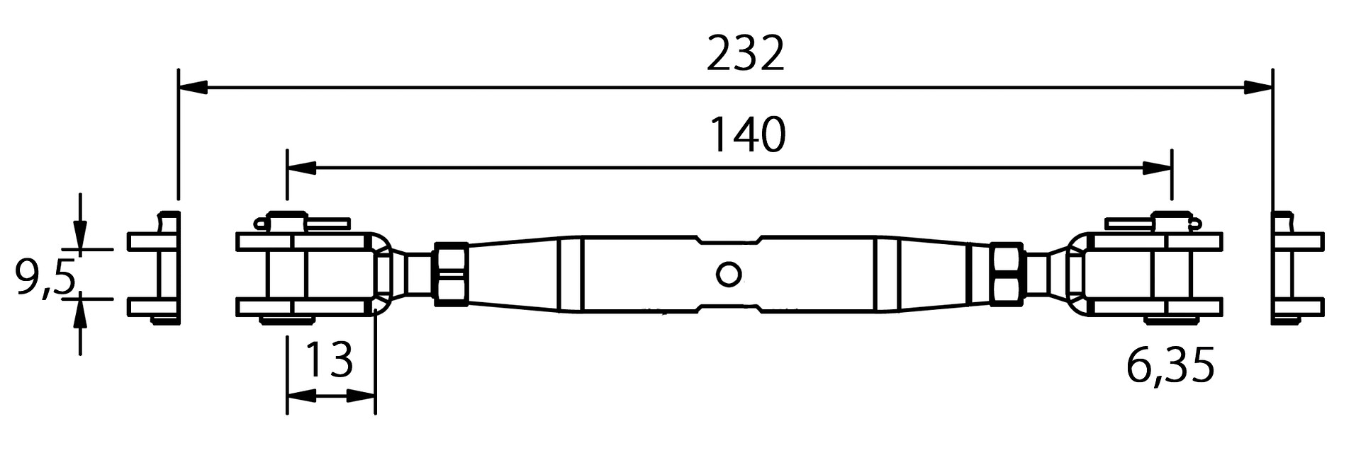 TUBE SCREW 1/4'' 3 TUBE SCREW 1/4'' - Image 3