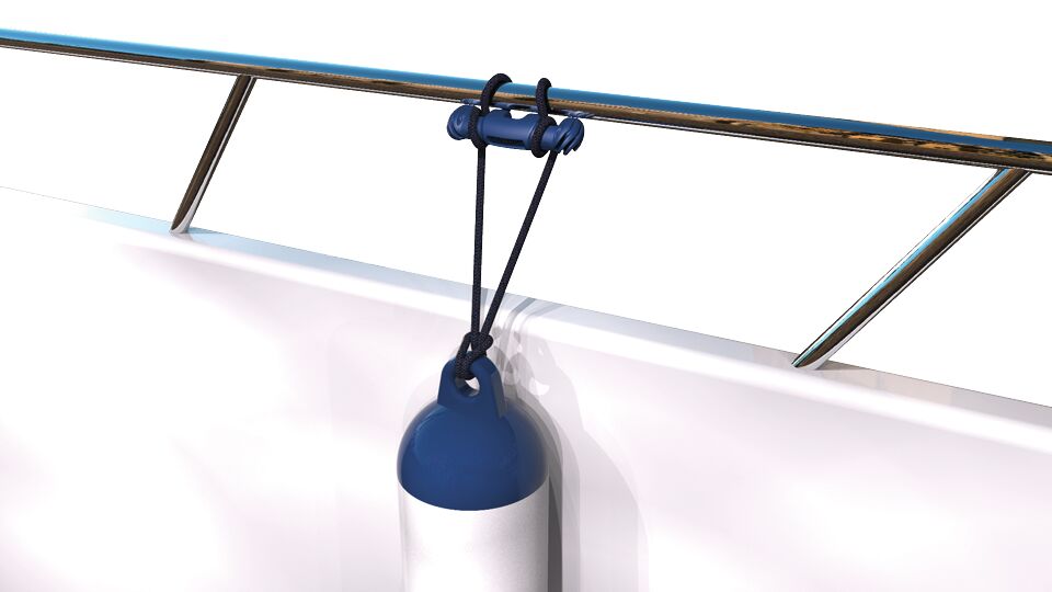 SNUBBER FENDER MOUNT, BLUE 3 SNUBBER FENDER MOUNT, BLUE - Image 3