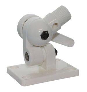 ANTENNA BRACKET 63 x 91 MM WHITE.