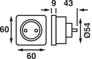SOCKET 230 V, GOLDEN 4 9514003256a fullhd