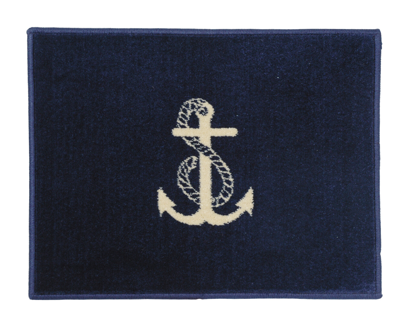 CARPET WITH ANCHOR PATTERN 61X45cm 1 CARPET WITH ANCHOR PATTERN 61X45cm