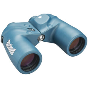 BINOCULARS MARINE 7X50 MM BLUE PORRO WITH COMPASS