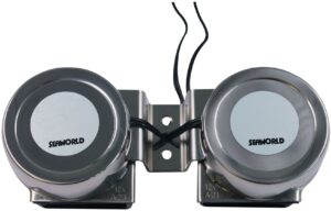 HORN TWIN STAINLESS STEEL 12V