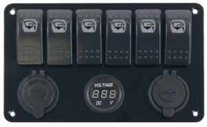 SWITCH PANEL, 6 SWITCHES