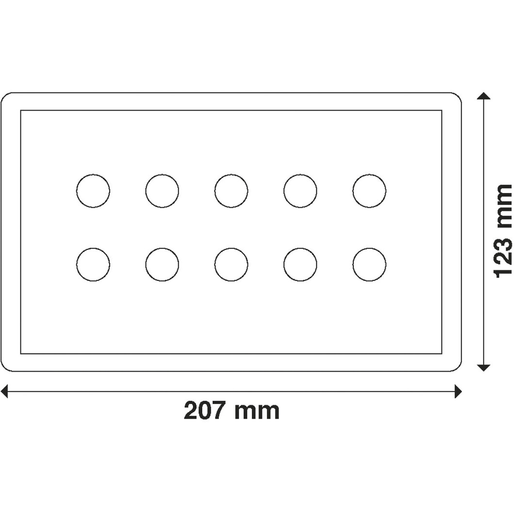 SWITCH PANEL 9 SWITCHES + 2 USB 4 SWITCH PANEL 9 SWITCHES + 2 USB - Image 4