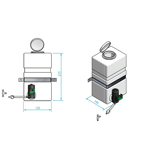 WINDSHIELD WASH SYSTEM 24V 3 WINDSHIELD WASH SYSTEM 24V - Image 3