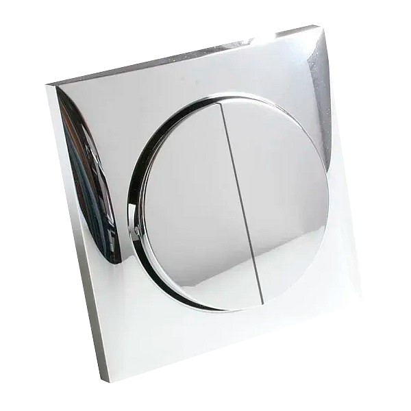 BERKER DOUBLE SWITCH, CHROME 1 BERKER DOUBLE SWITCH, CHROME