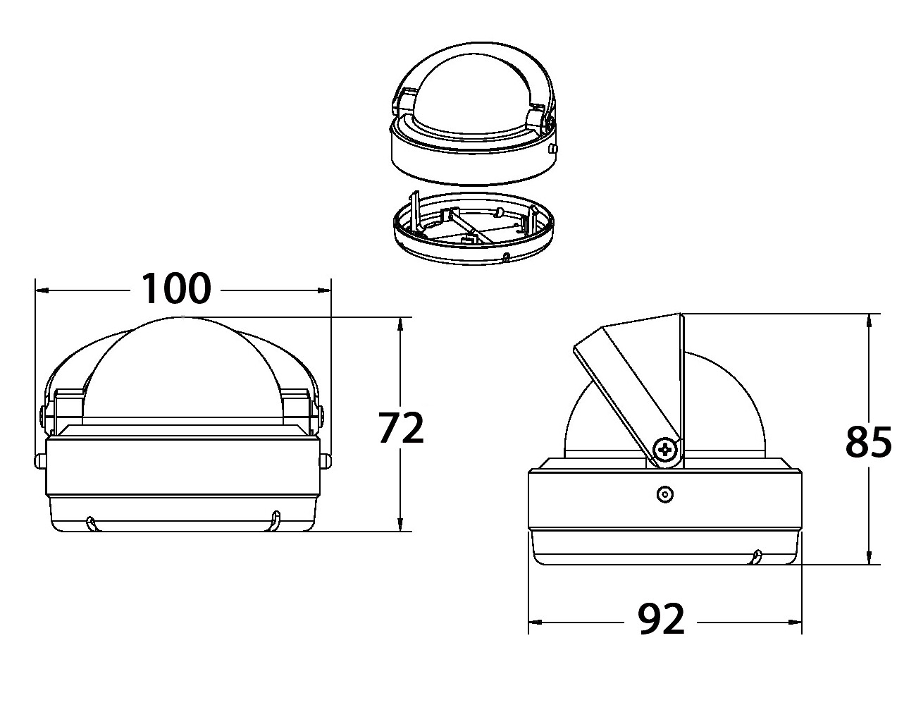 COMPASS ANGLER SURFACE MOUNT 2 COMPASS ANGLER SURFACE MOUNT - Image 2