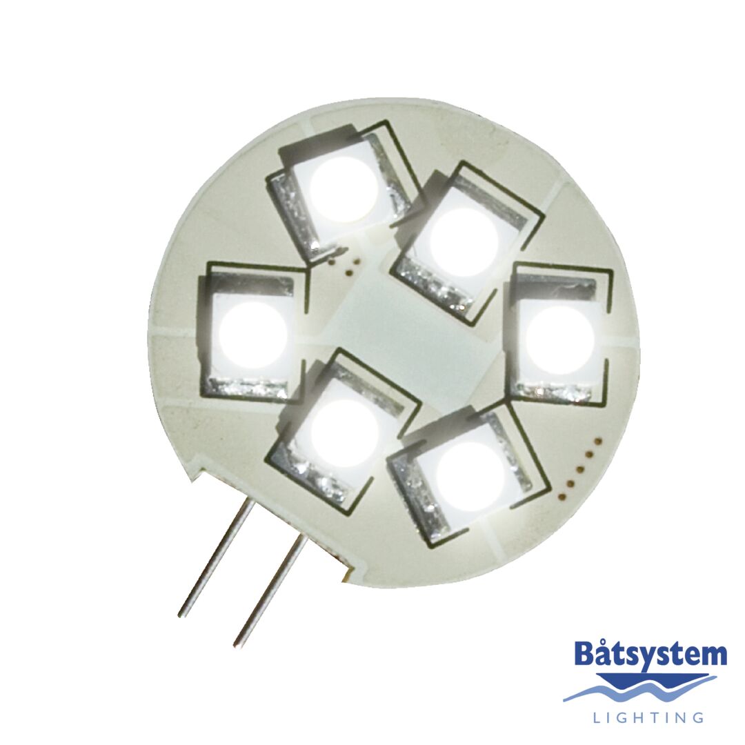 LED CARD 6 SMD WITH G4 BASE (ON THE SIDE) 1 LED CARD 6 SMD WITH G4 BASE (ON THE SIDE)