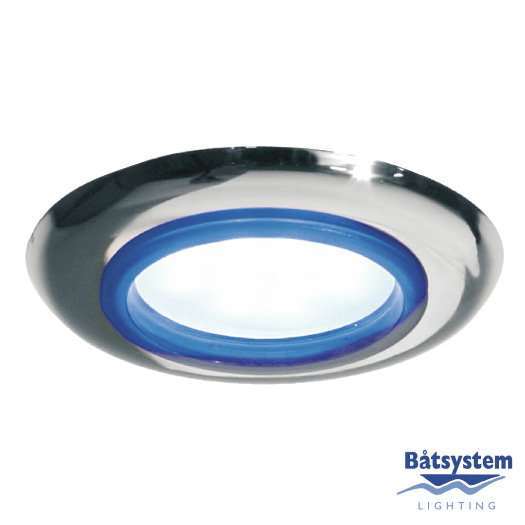 LIGHT LOTS CHROME+BLUE RING 1 LIGHT LOTS CHROME+BLUE RING
