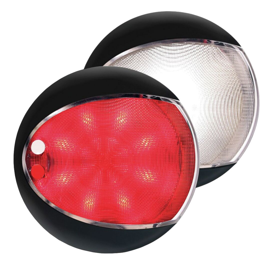 EUROLED TOUCH WHITE/RED 9-32V, BLACK SHELL 1 EUROLED TOUCH WHITE/RED 9-32V, BLACK SHELL