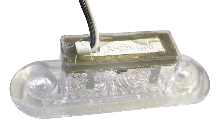 HELLA LED STEP LIGHT, CHROME-PLATED COVER, MATT FINISH 2 HELLA LED STEP LIGHT, CHROME-PLATED COVER, MATT FINISH - Image 2