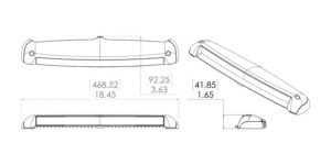 RAZOR LED COVER LIGHT, WHITE SPOTLIGHT 9 9514030582m fullhd