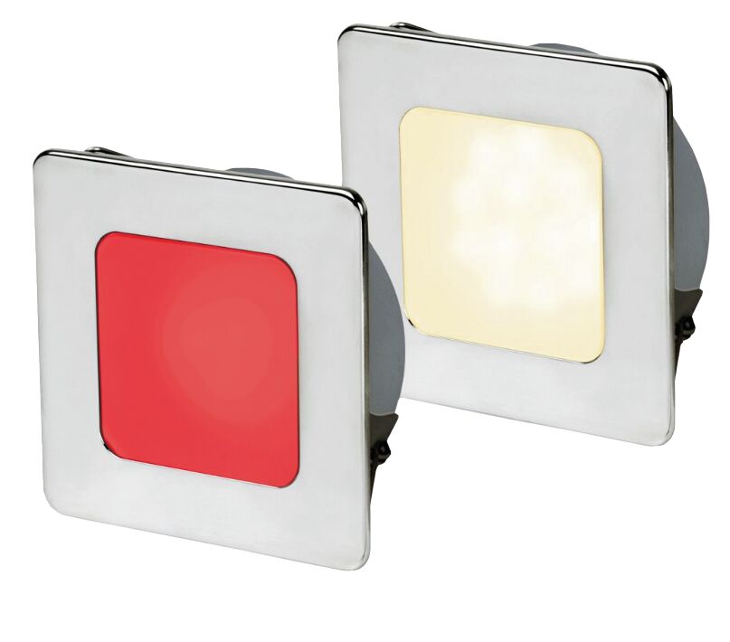 EUROLED 95, WARM WHITE/RED, STAINLESS STEEL SHELL 1 EUROLED 95, WARM WHITE/RED, STAINLESS STEEL SHELL