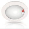 EUROLED 150 WHITE/RED PLASTIC ROUND