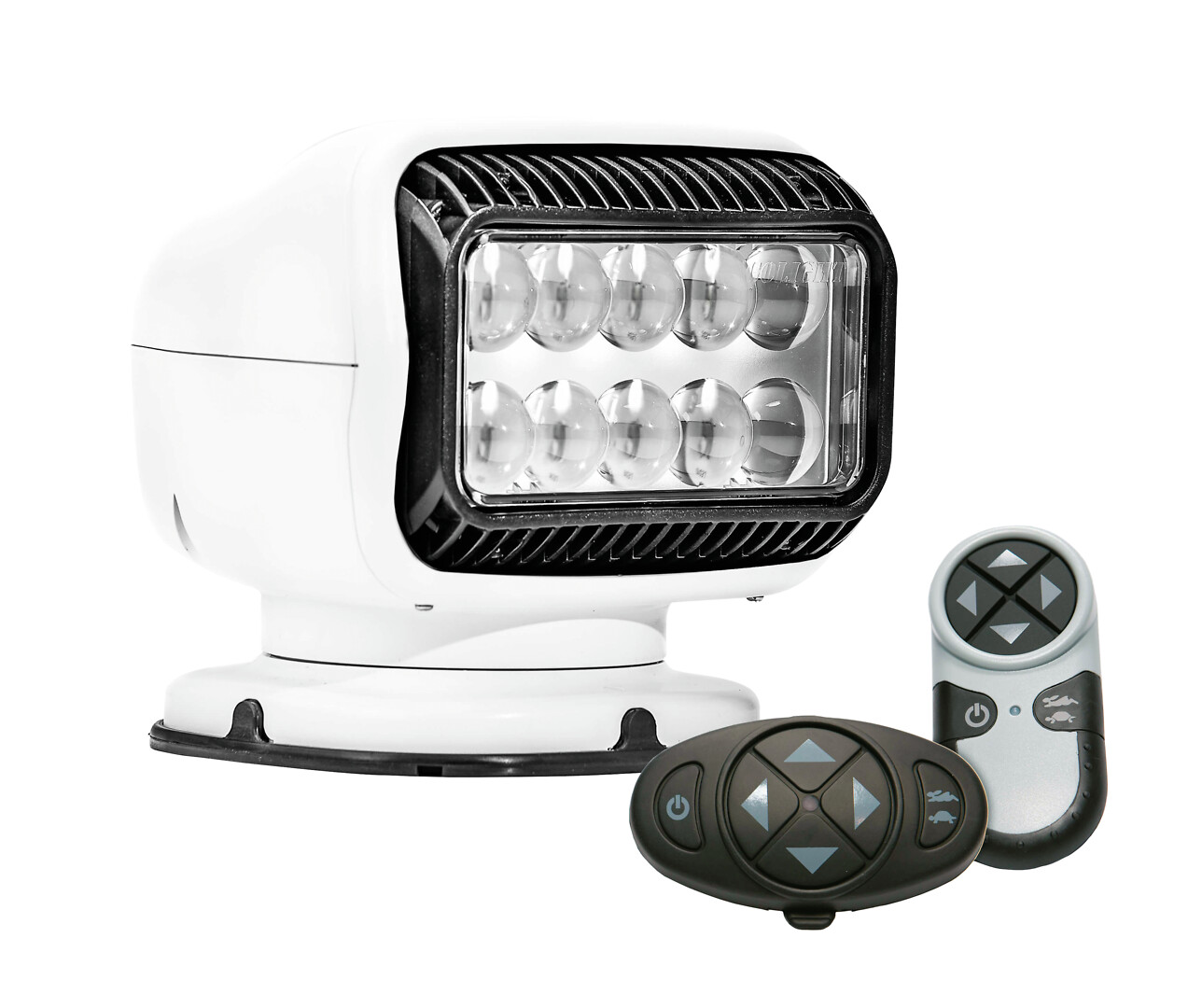 GOLIGHT GT LED, WHITE, FIXED MOUNT/WIRELESS HANDHELD AND DASHBOARD REMOTE CONTROL 1 GOLIGHT GT LED, WHITE, FIXED MOUNT/WIRELESS HANDHELD AND DASHBOARD REMOTE CONTROL