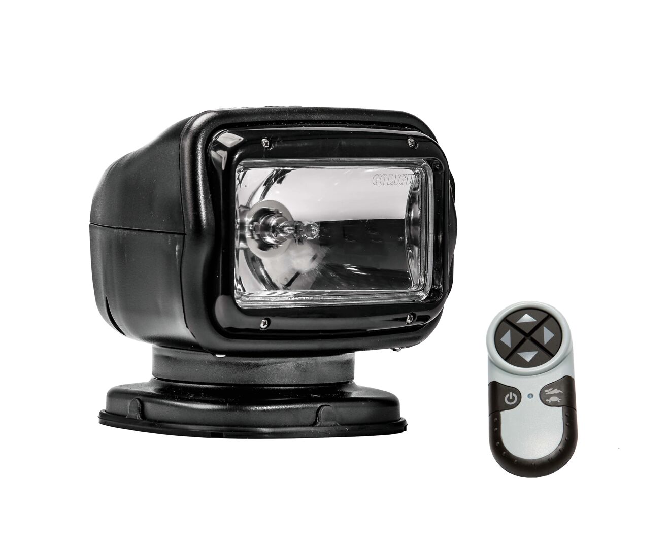 GOLIGHT GT HALOGEN SPOTLIGHT, BLACK, FIXED MOUNTING/WIRELESS REMOTE CONTROL 1 GOLIGHT GT HALOGEN SPOTLIGHT, BLACK, FIXED MOUNTING/WIRELESS REMOTE CONTROL