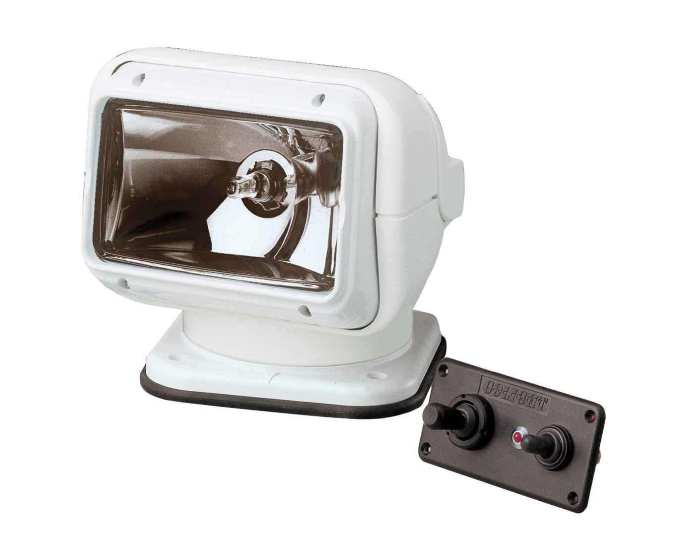 GOLIGHT GT HALOGEN SPOTLIGHT, WHITE, FIXED MOUNTING/FIXED REMOTE CONTROL 1 GOLIGHT GT HALOGEN SPOTLIGHT, WHITE, FIXED MOUNTING/FIXED REMOTE CONTROL