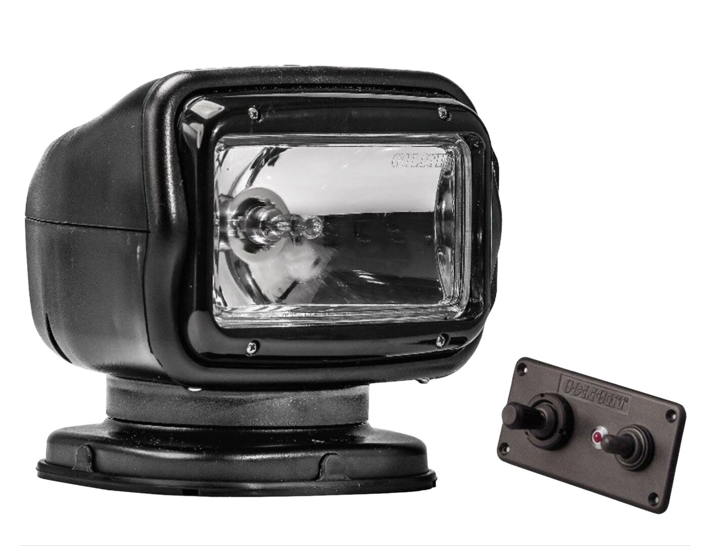 GOLIGHT GT HALOGEN SPOTLIGHT, BLACK, FIXED MOUNTING/FIXED REMOTE CONTROL 1 GOLIGHT GT HALOGEN SPOTLIGHT, BLACK, FIXED MOUNTING/FIXED REMOTE CONTROL