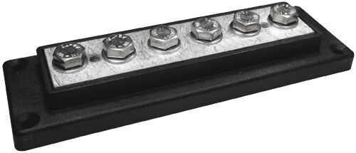 CONNECTION RAIL 6x50MM², BLACK 1 CONNECTION RAIL 6x50MM², BLACK