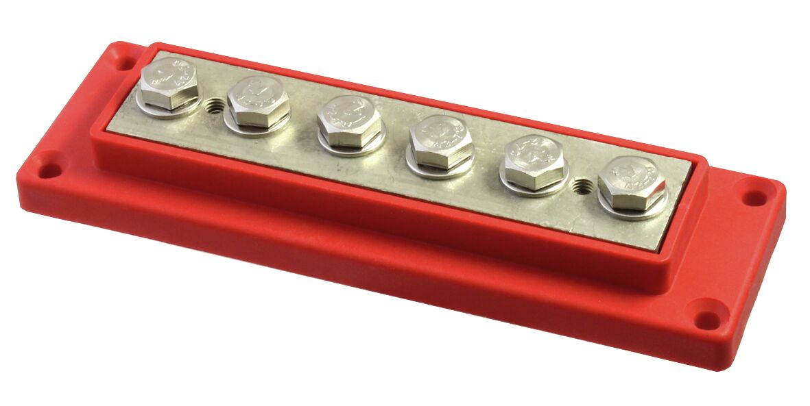 CONNECTION RAIL 6x50MM², RED 1 CONNECTION RAIL 6x50MM², RED